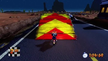 Crash Bandicoot N. Sane Trilogy: Road Crash (Time Trial - Platinum Relic)