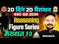 SSC GD Reasoning Marathon 2026 | FIGURE SERIES REASONING | 20 Din 20 Marathon | Day 10|Abhimanyu Sir