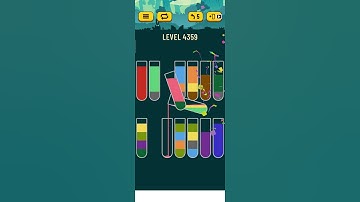 water sort puzzle - level 4359