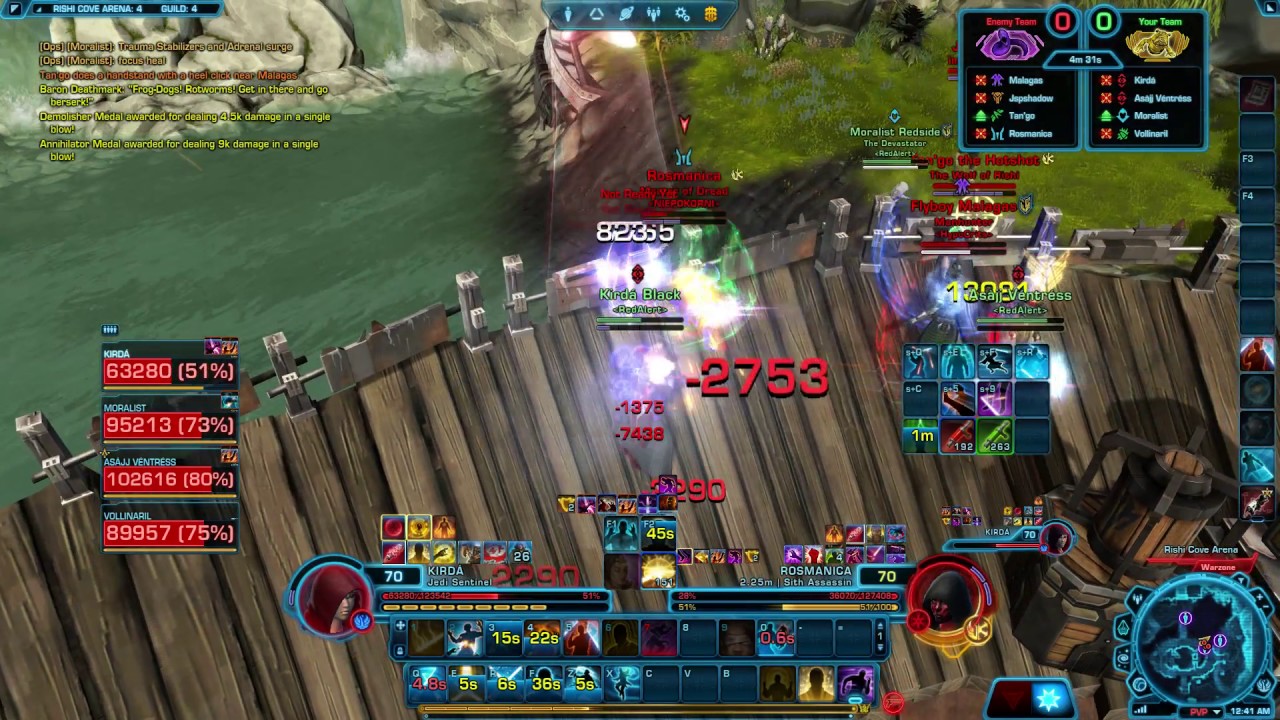 SWTOR 70 lvl Kirda (5.2) Sent Combat + Concentration