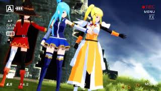 Konosuba Dance - Crab Rave (MMD)