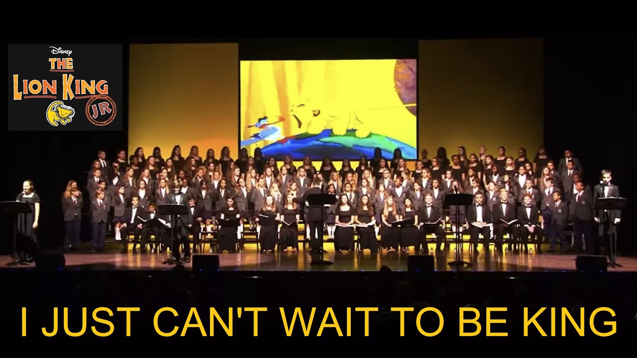 The Lion King Live I Just Can't Wait to be King YouTube