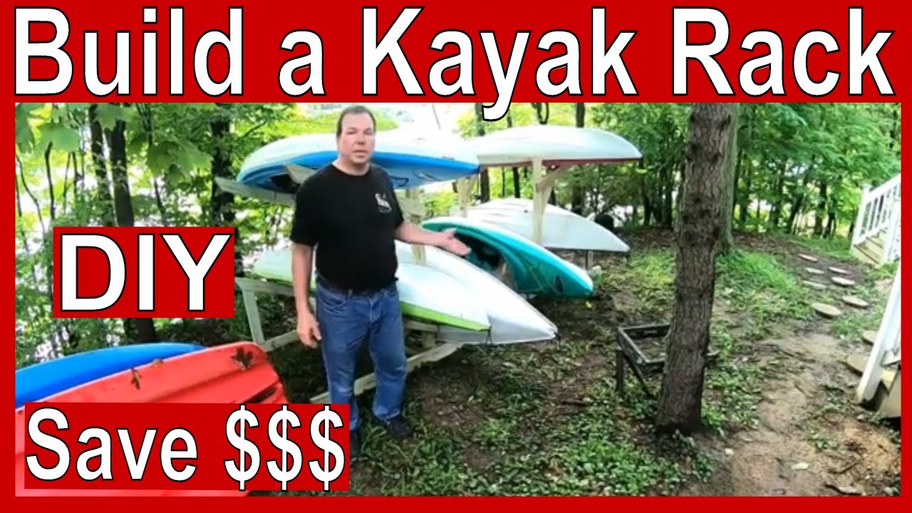 How to Build a Kayak Rack YouTube