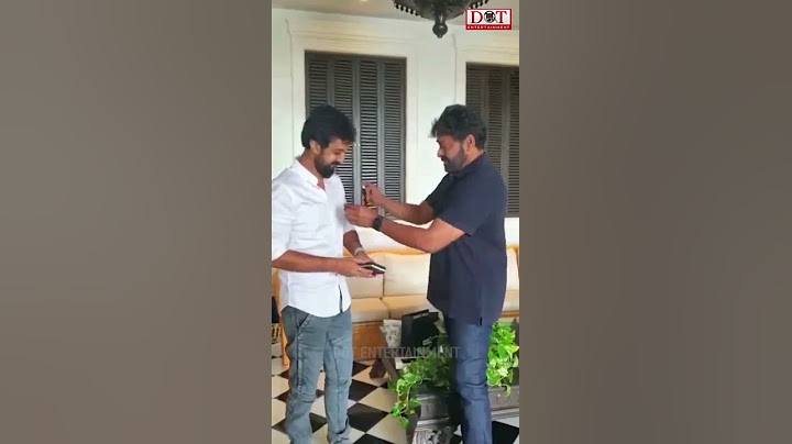 Megastar Chiranjeevi surprises director Bobby with a special gift on his birthday