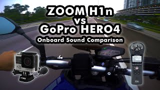 ZOOM H1n vs GoPro HERO 4 | BETTER RAW Motorcycle Exhaust Sound?