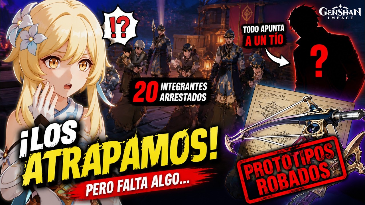 CAPTURAMOS A LOS TRAFICANTES… ¡Pero los PROTOTIPOS DESAPARECIERON! ?  Evento Genshin Impact 20240502