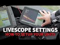 Garmin Livescope SETTINGS (How I setup my Units!)