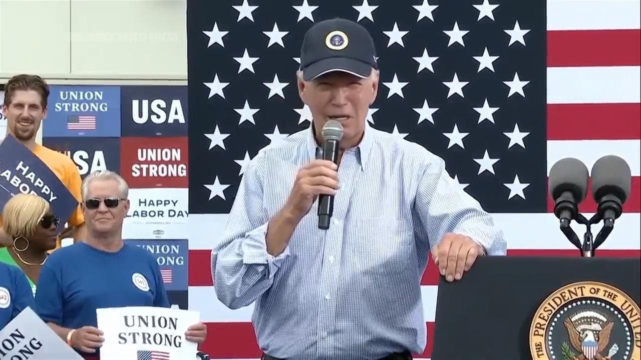 WATCH: Biden touts unions, job creation in Philadelphia Labor Day ...