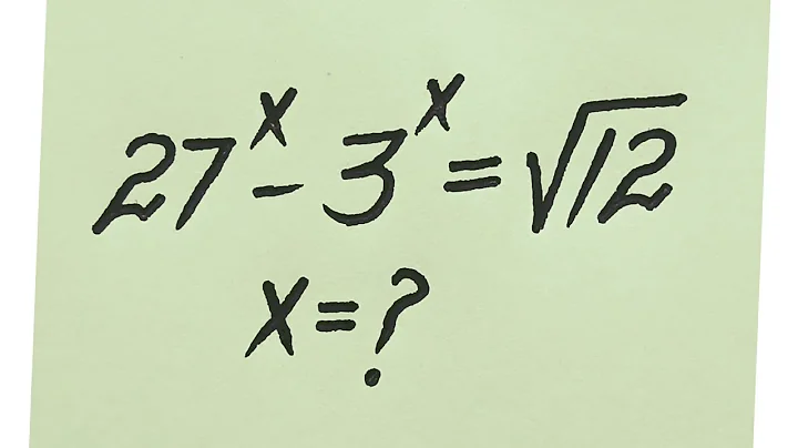 A Very Nice Olympiad Math Algebric Problem l Easy & Tricky Solution