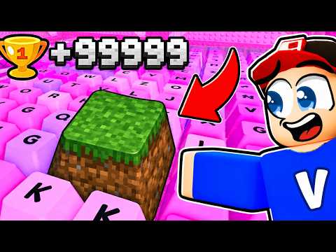 I found the MINECRAFT KEY in +1 KEYBOARD ESCAPE in Roblox and THIS HAPPENED...