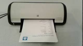 Funcionamiento impresora Hp Deskjet D1460 Con Cartuchos Color Y B/n -  YouTube