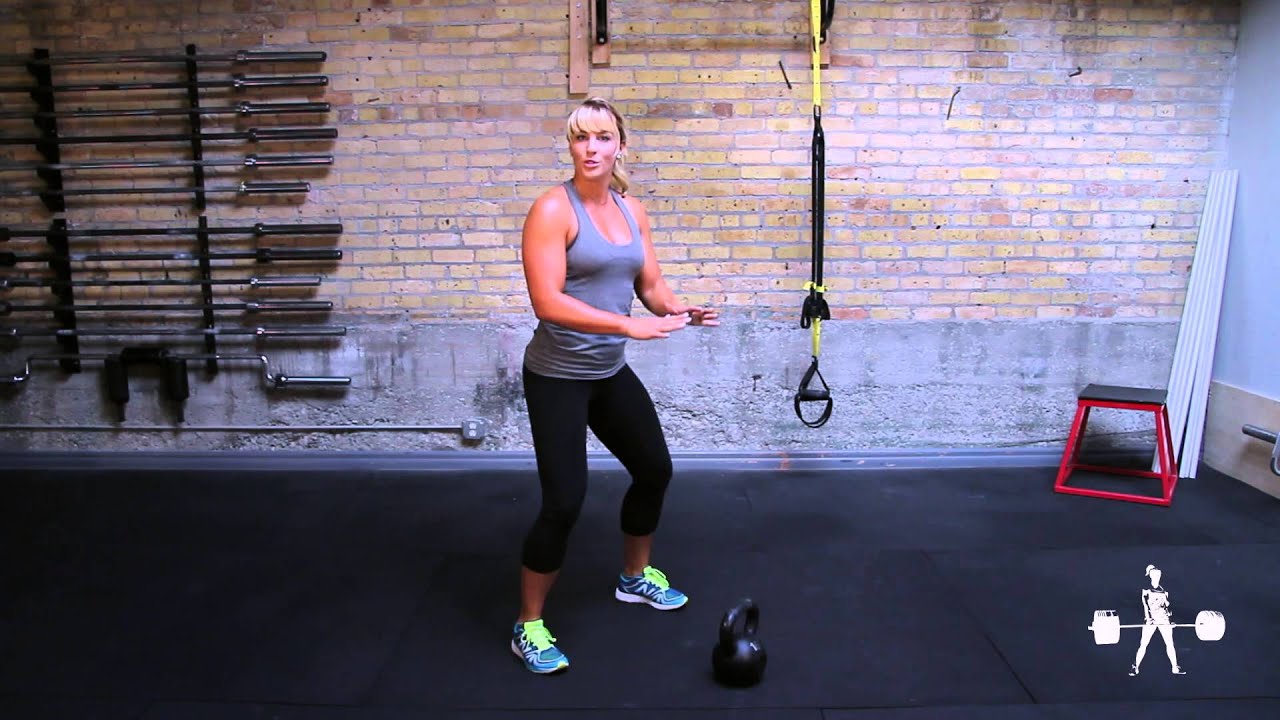 Unapologetically Powerful Demo Kettlebell TwoHanded Swing YouTube