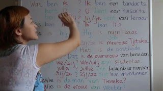 BELAJAR BAHASA BELANDA #38 SIAPA APA - WIE WAT