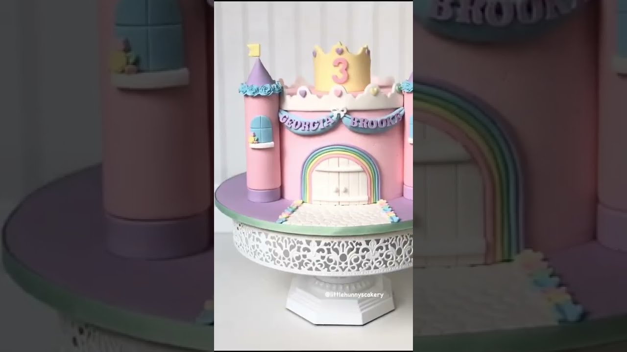 How to make fondant towers for a castle cake | Fondant castle tower tutorial 