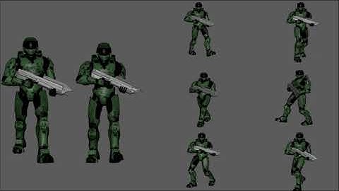 Game animation demo reel