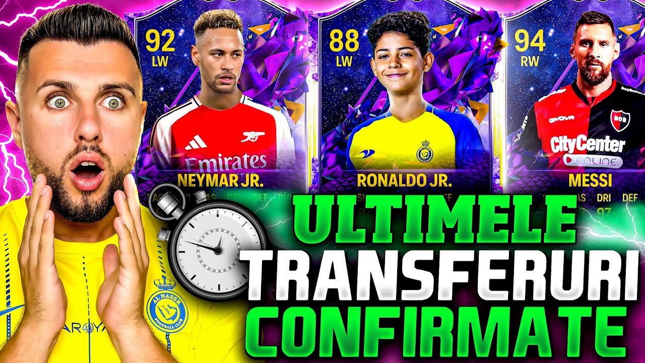 ULTIMELE TRANSFERURI CONFIRMATE ȘI ZVONURI VARĂ 2025!! (NEYMAR JR., RONALDO JR., MESSI)