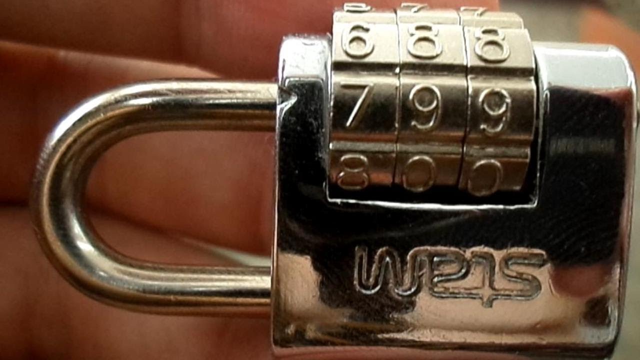 Esqueceu senha / combinação / código do cadeado? Descubra aqui