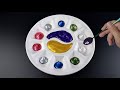Gold VS Purple - Making 10 Colors With Only Primary Colors || ART TENKA