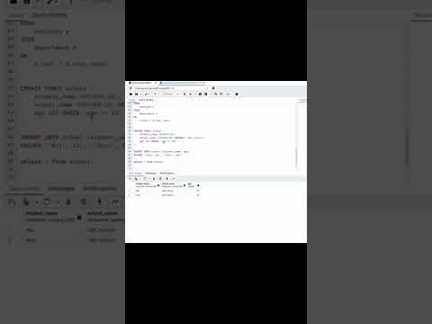 Check constraints |