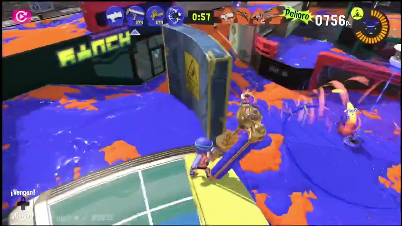 SPLATOON 3 Mejores Partidas Aerografo -51 Splatoon Mejores Partidas