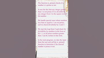 PYTHON PROGRAM TO CHECK IF A NUMBER IS PRIME OR NOT #python #pythonprogramming #interview