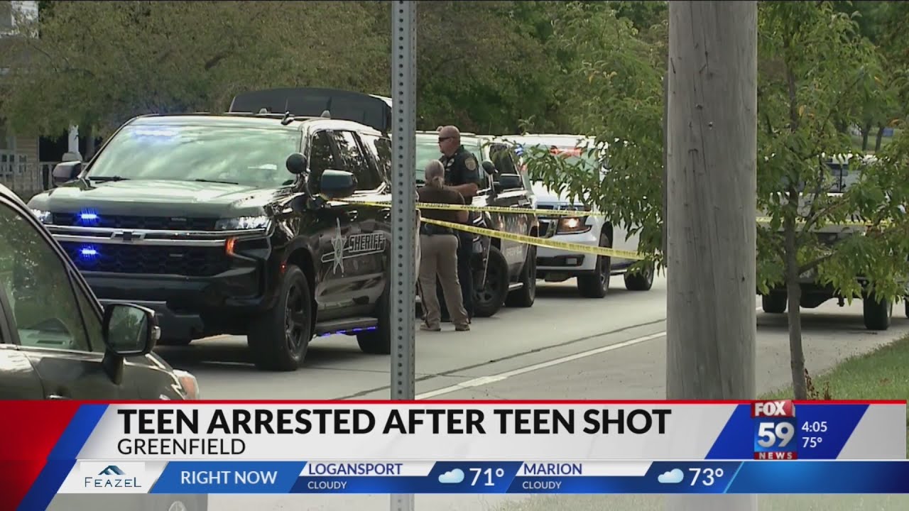Teen arrested after teen shot in Greenfield - YouTube
