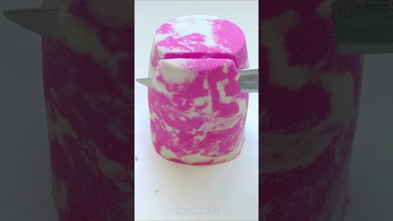 Satisfying ASMR Kinetic Sand Cutting & Reverse Video 