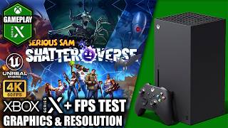 Serious Sam Shatterverse - Xbox Series X Gameplay + FPS Test