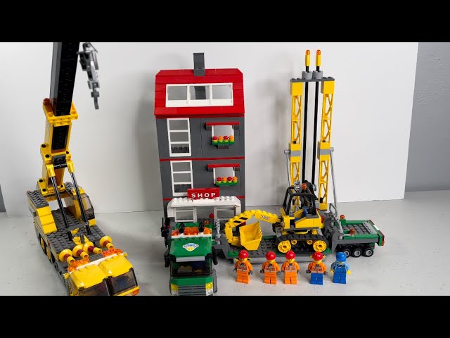 Lego 7633: Construction site set review!!! Lego city set from 2009