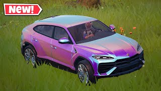 NEW LAMBORGHINI URUS Bundle Gameplay In Fortnite! (Super SUV Model) screenshot 5