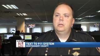 Text To 911 System In Montgomery Co.