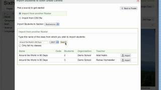 Tutorial: Roster Sections