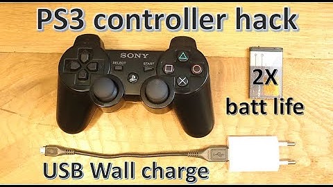 How to charge PS3 controller with phone charger
