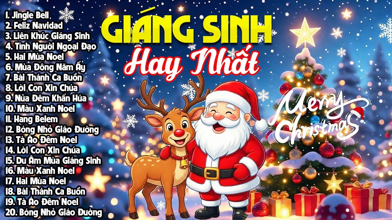 TOP Nhạc Giáng Sinh Hay Nhất ❄☃ | Mừng Mùa Giáng Sinh An Lành | Nhạc Noel Giáng Sinh Cực Hay