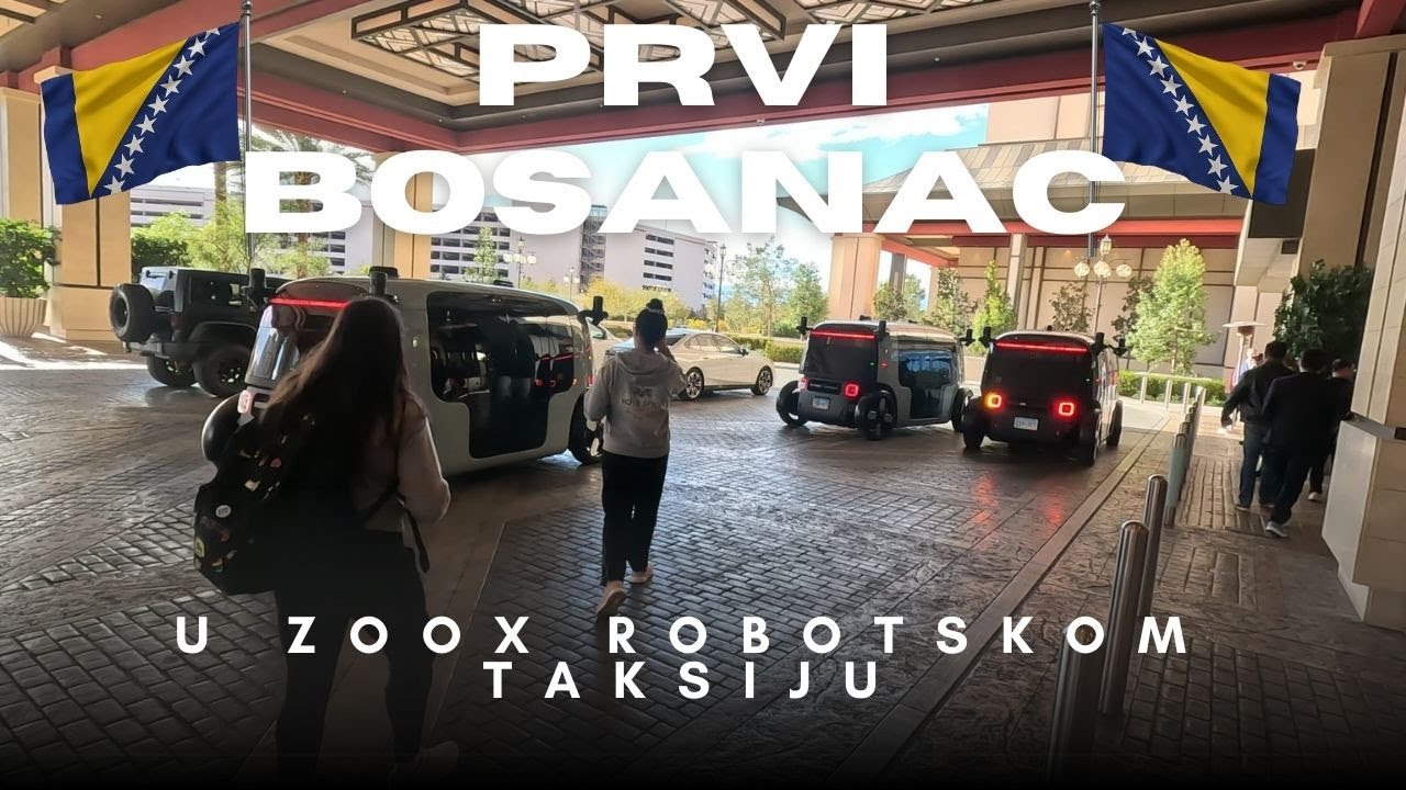 First Bosnian in a Zoox Robot Taxi / Prvi Bosanac u Zoox Robotskom Taksiju