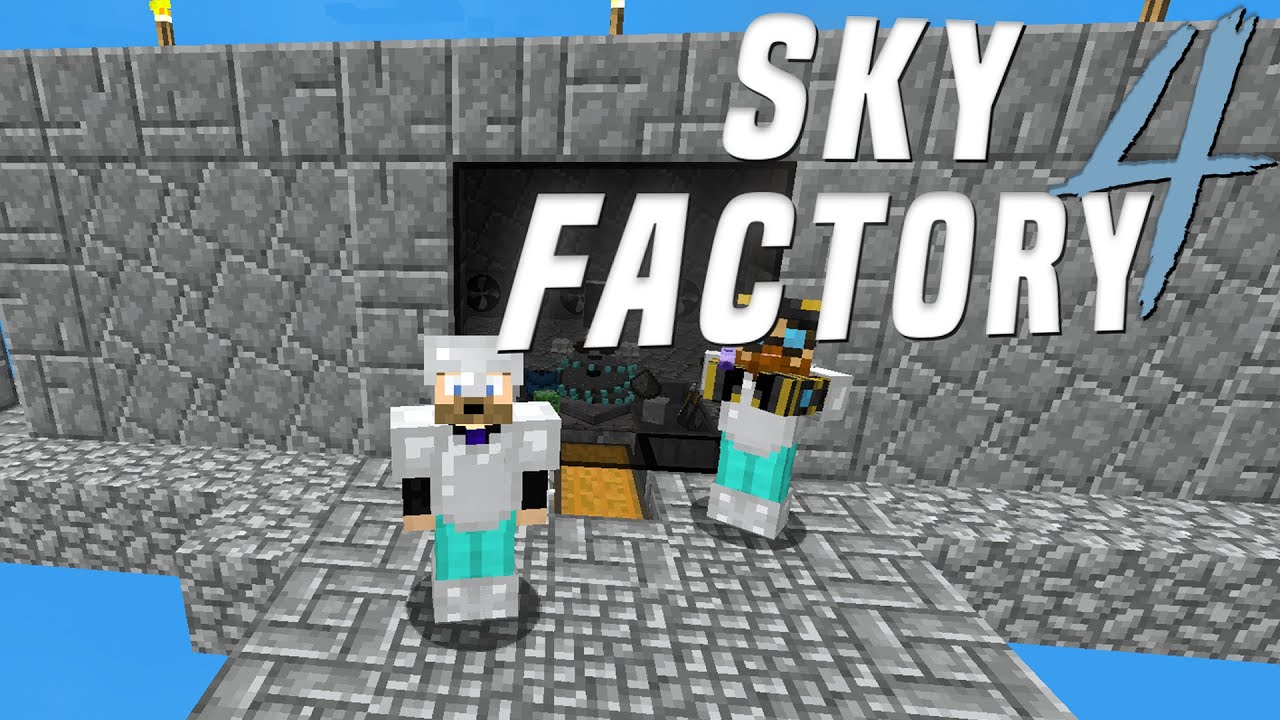 Building A Mob Farm | SkyFactory 4 | EP07 - YouTube