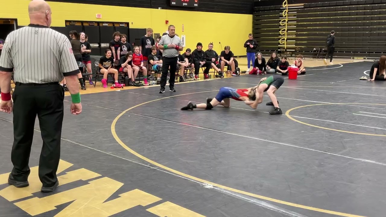 95 Nichlos, Zayne v Welker, W (Grissom Middle School) 02-18-26 W  PIN 0:44