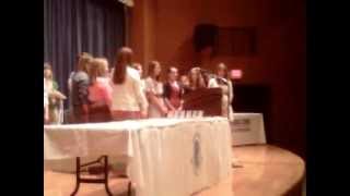 National Anthem and the Ross N Robinson 8th grade graduation, 5/23/12