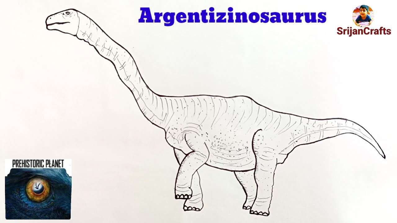 How To Draw Dinosaurs Jurassic World Step By Step Argentinosaurus Maxresdefault