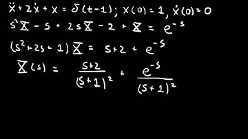 Laplace transform method for solving delta function inhomogeneous terms
