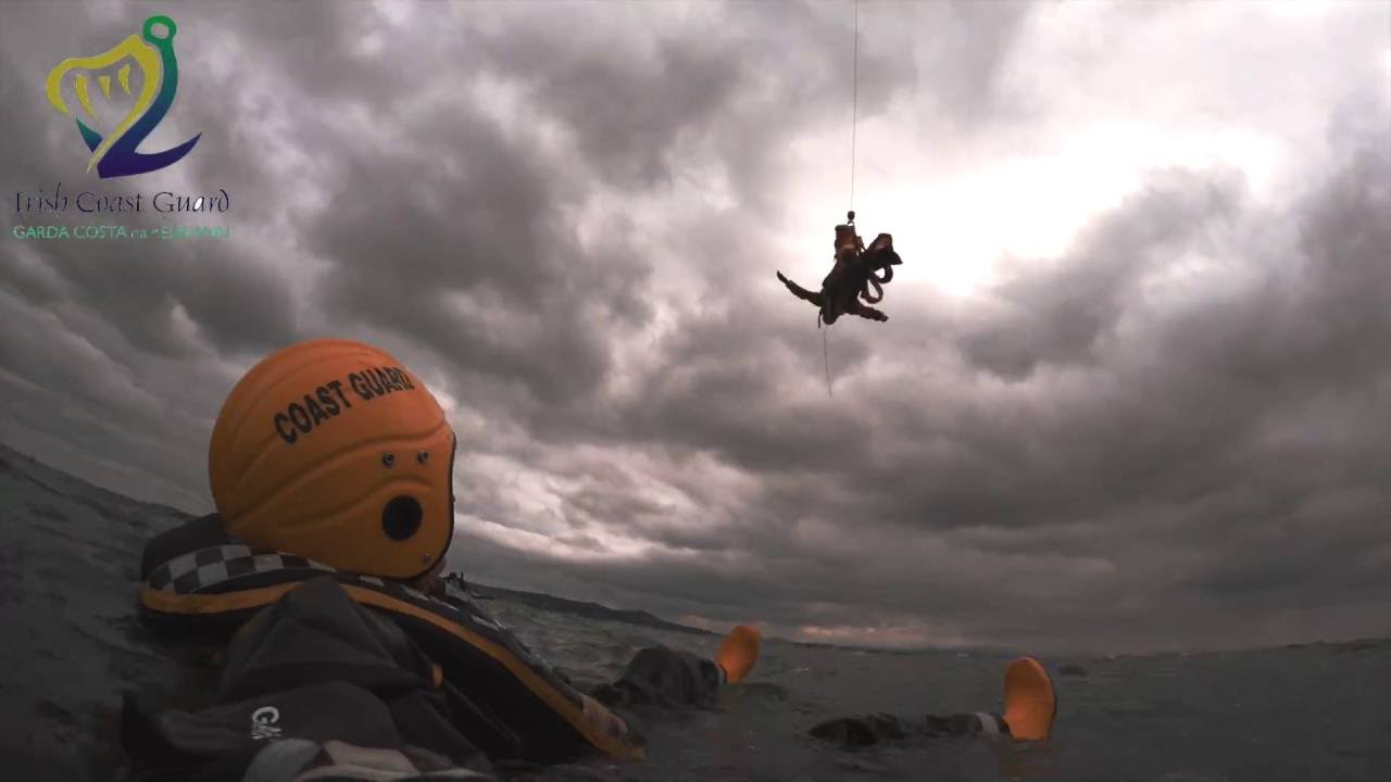 Helicopter Wet Winching (Rescue training)