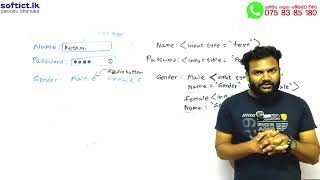 Web Design A/L  HTML Form ICT| DAY 01 | Softict.lk screenshot 3