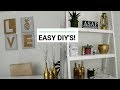 EASY DIY HOME DECOR! | THESE DIY PROJECTS COST ALMOST NOTHING AND LOOK BOMB!