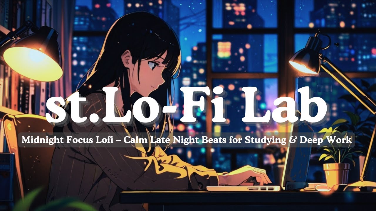 Midnight Focus Lofi – Calm Late Night Beats for Studying & Deep Work ...