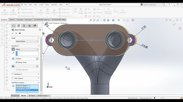 How to design a Exhaust Pipe in solidworks, For beginners student,  New Technology Tutorial