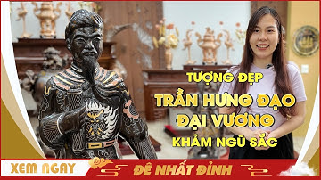 Tượng Hưng Đạo Đại Vương bằng đồng khảm ngũ sắc