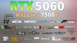Ryzen 5 7500F RTX 5060 : Test In 27 Games - RTX 5060 Gaming Test screenshot 5