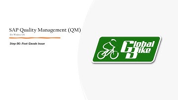 SAP | Quality Management (QM) | Step 06: Post Goods Issue | Windows OS