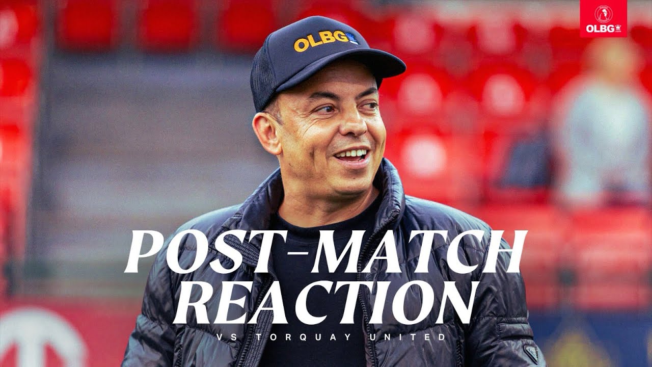 Marc White’s Post-Match Interview | Torquay United (H)