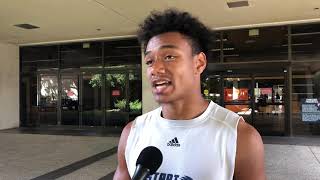UTSA CB Clayton Johnson Fall Camp Interview 8.23.19